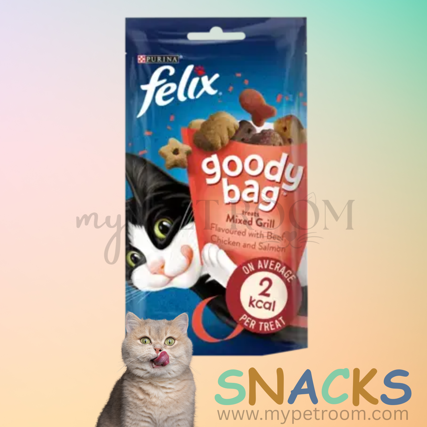 FELIX Goody Bag Seaside Cat Snacks and Treats Mix - Image 2