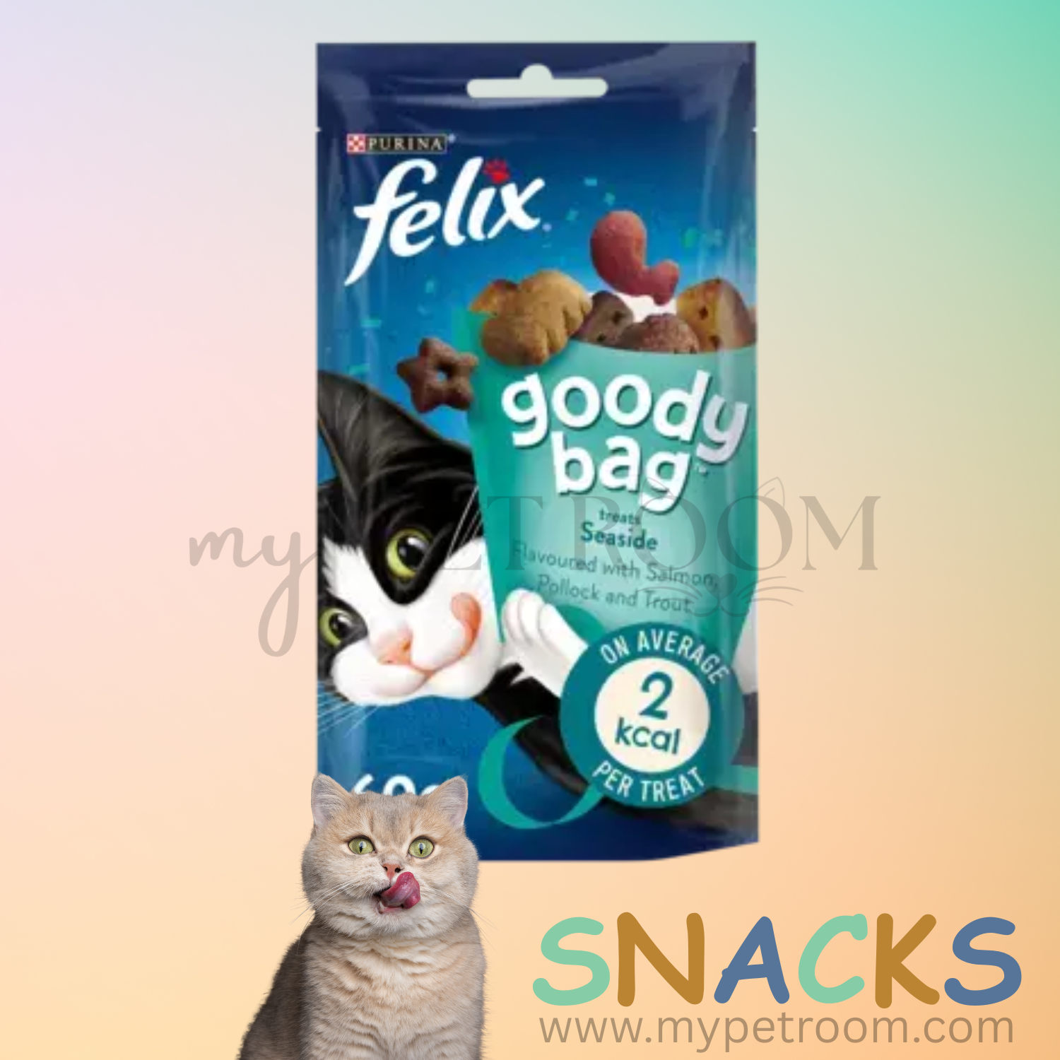 FELIX Goody Bag Seaside Cat Snacks and Treats Mix - Image 3