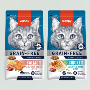 Wanpy Adult Cat Dry Food in Chicken and Salmon
